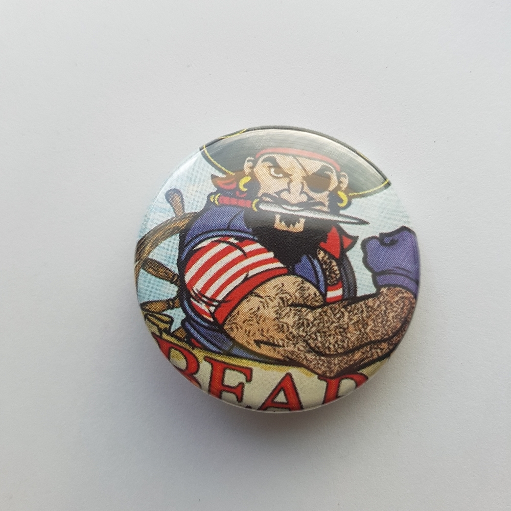{FWP} Handmade ”BEAR” Pirate Button